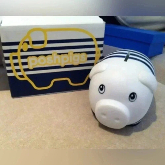 POSH PIG FRENCH PIG bud by design room from Australia Piggy Bank - Picture 1 of 16